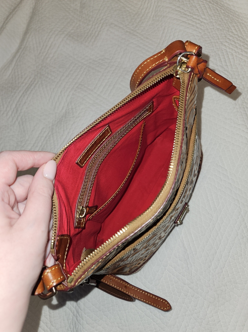 Dooney & Bourke Disney Embossed Mickey Mouse Ears Crossbody Bag - Picture 3 of 9